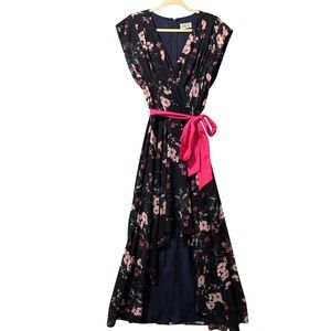 Eliza J Floral High Low Maxi Dress Womens Party Wedding Guest Whimsy Fairygoth